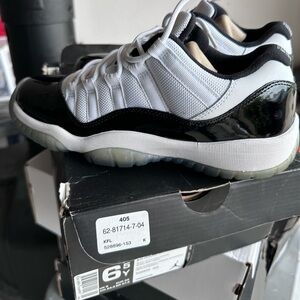 Jordan Black and White Sneakers